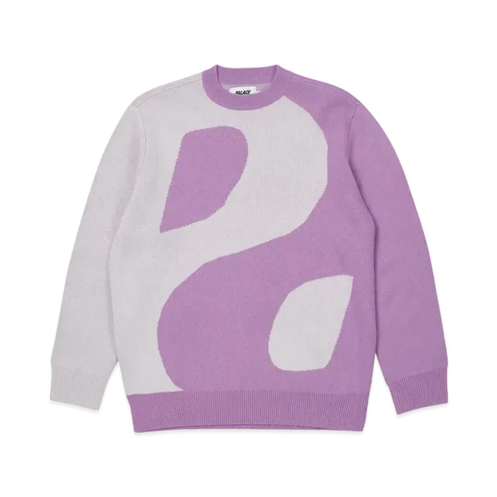 PALACE YIN YANG KNIT "Purple Tonal"