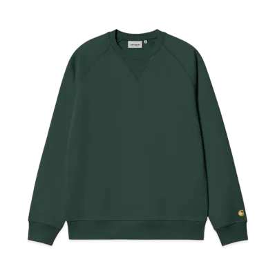 Carhartt WIP Chase Sweatshirt "Discovery Green/Gold"