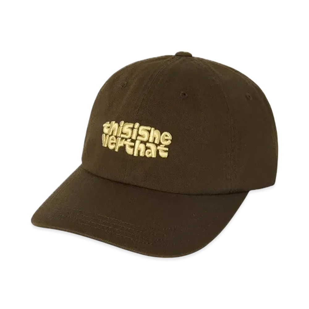 thisisneverthat Bold Logo Cap "Brown"