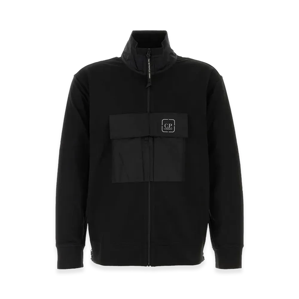 C.P. Company Stretch Cotton Sweatshirt "Black"