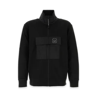C.P. Company Stretch Cotton Sweatshirt "Black"