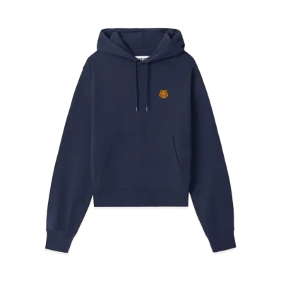 KENZO Hooded SweatShirt Tiger Tiger Crest "Navy Blue"