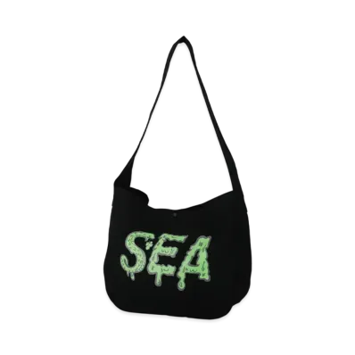 WIND AND SEA Zodiac Snake Canvas Shoulderbag "Black"