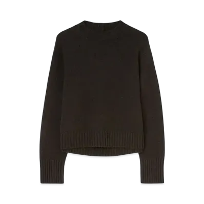 Jil Sander Women's Crew-Neck Sweater "Black"