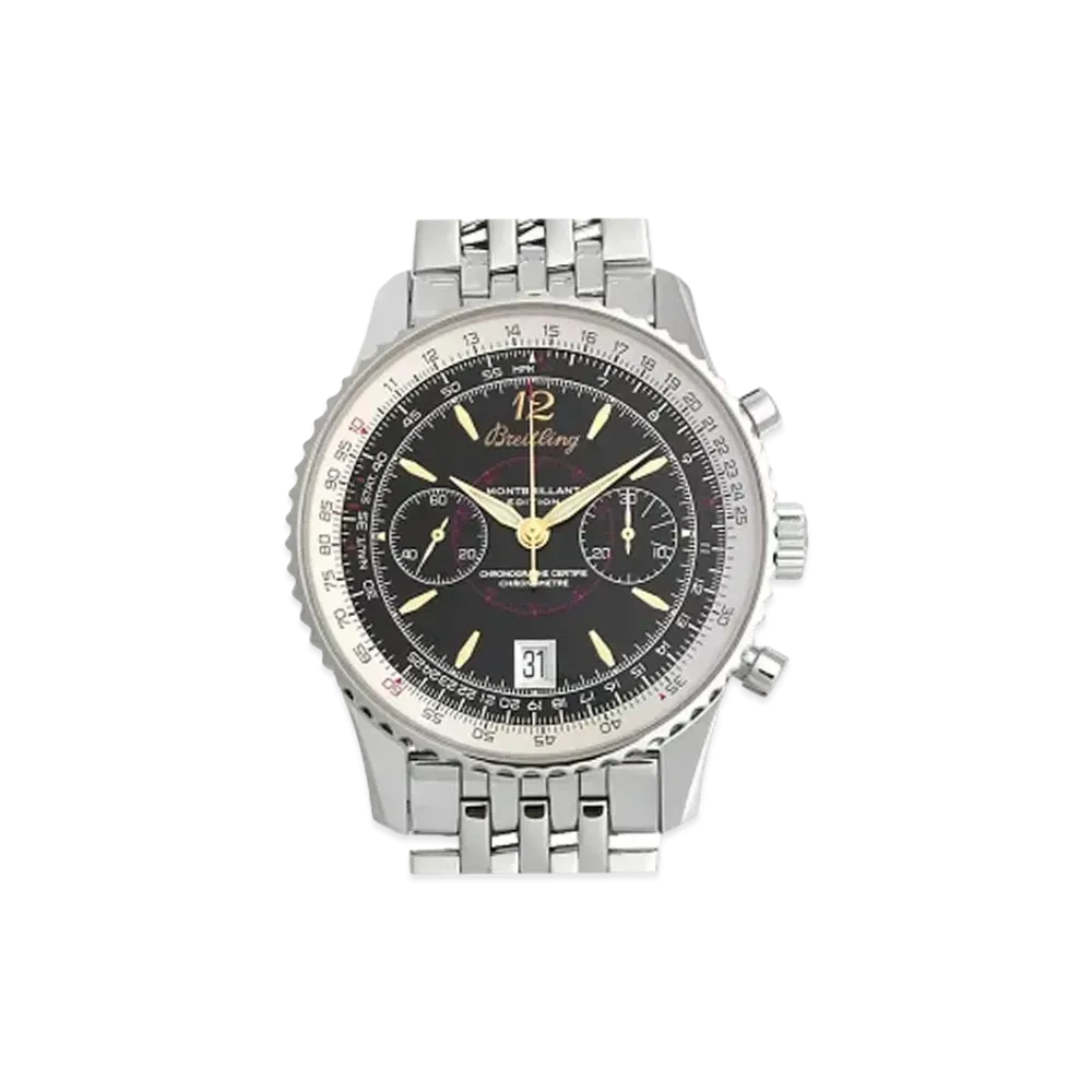 Breitling Montbrillant Edition "Black/Stainless Steel"