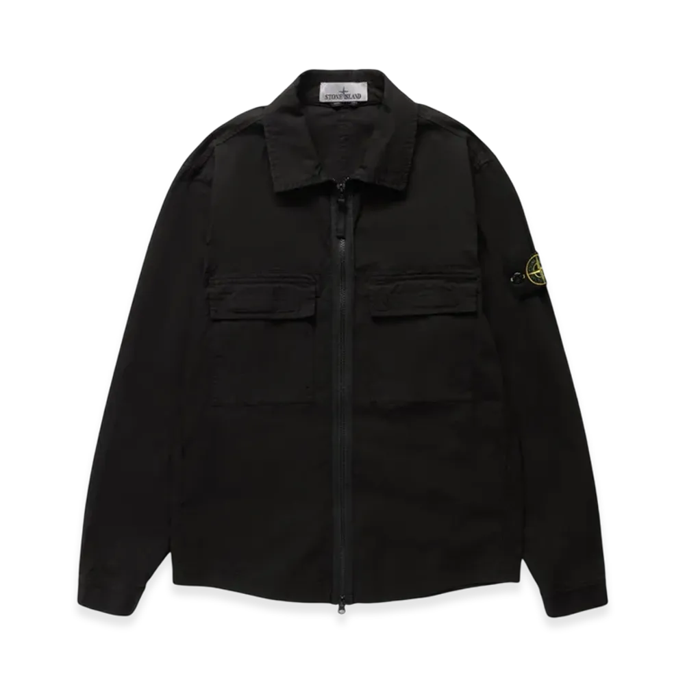 Stone Island 12011 Overshirt - 24SS "Black"