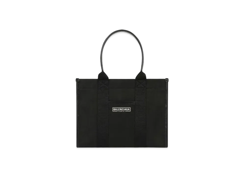 バレンシアガ ウィメンズ ハードウェアスモール トート バッグ ウィズ ストラップ"ブラック" 6714022HHAM1090