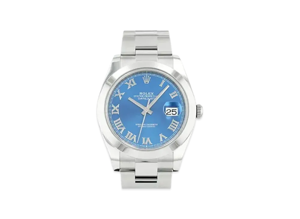 ROLEX Date-Just 41 Blue Dial 126300