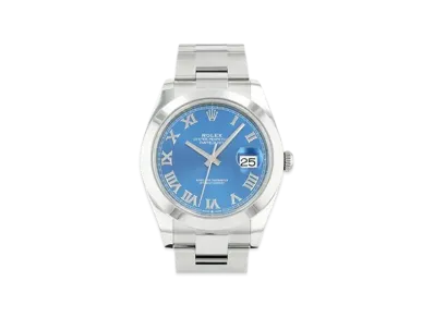 ROLEX Date-Just 41 Blue Dial 126300