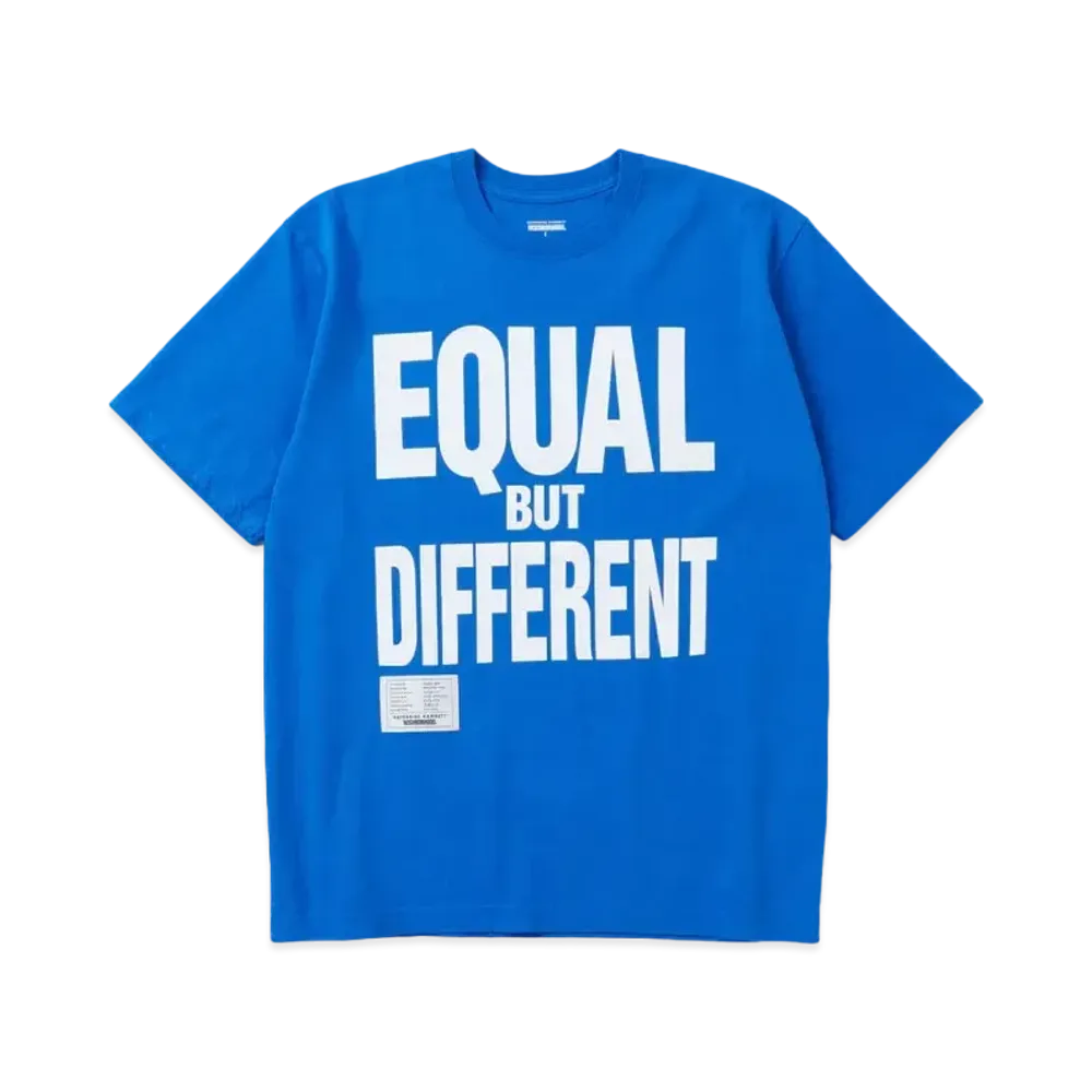 NEIGHBORHOOD x KATHARINE HAMNETT . Tee SS-3 "Blue"