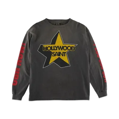 SAINT Mxxxxxx LS Tee / ST Hollywood "Black"