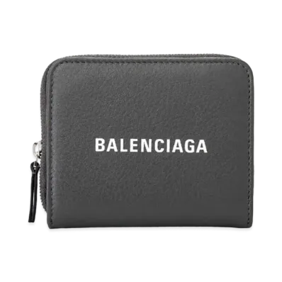 BALENCIAGA Everyday Zip Coin Case "Grey"