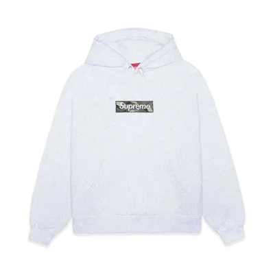 Supreme Box Logo Hooded Sweatshirt "Ash Grey" (23FW)