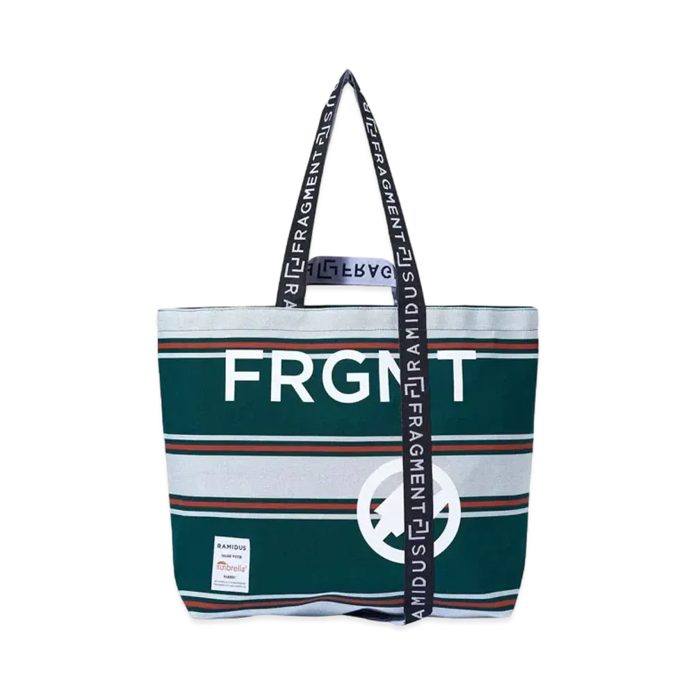 FRAGMENT x RAMIDUS TOTE BAG (L) "Green Grey"