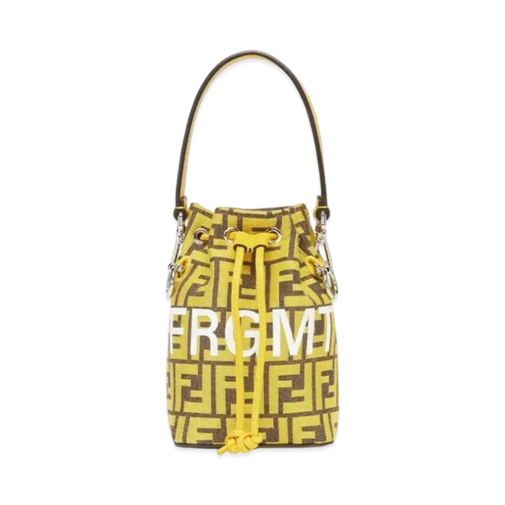 Fragment x FENDI Mon Tresor FF Fabric Mini Bag "Yellow"
