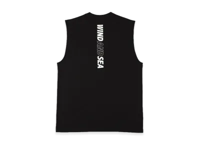 WIND AND SEA Tech No Sleeve Tee "Black"