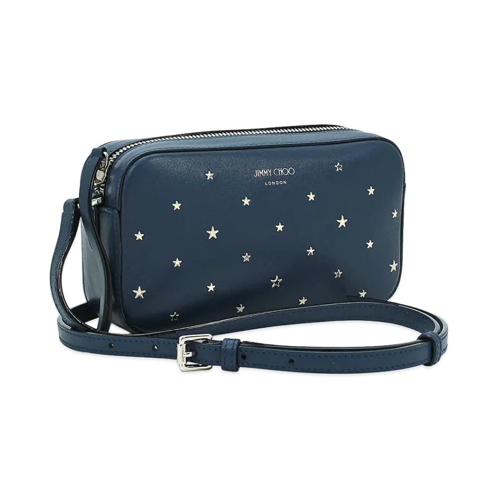 Jimmy Choo Women's Shoulder Bag Star Studs "Denim"