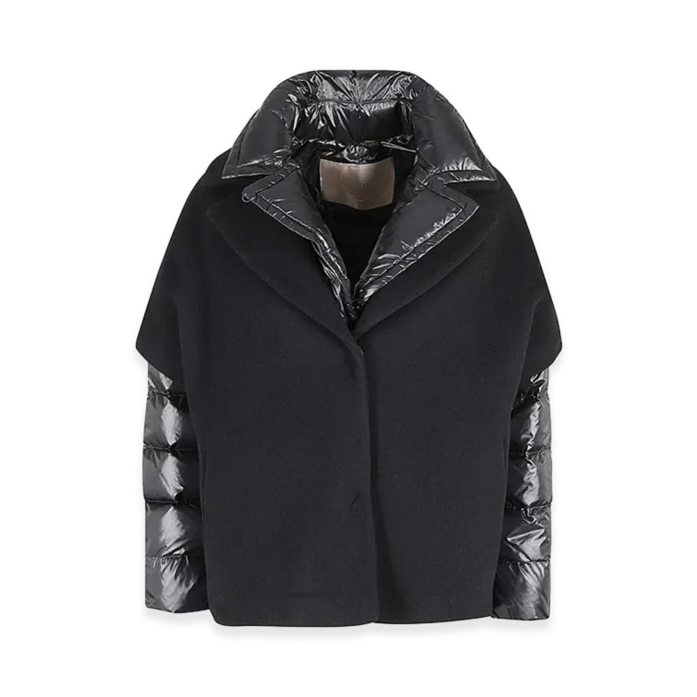 Herno Women's Hood Insert Down Jacket "Black"