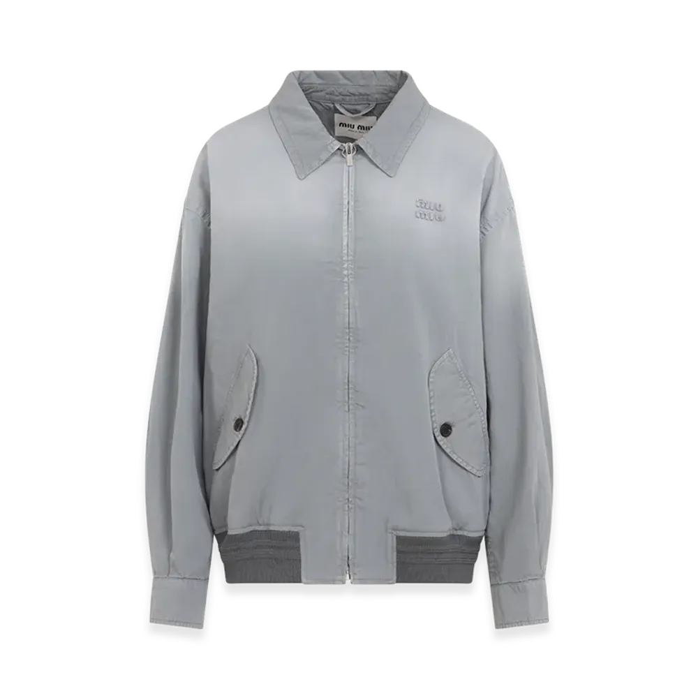 MIU MIU Women's Jacket "Gray"