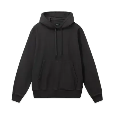 Stussy Pigment Dyed Fleece Hoodie "Black"