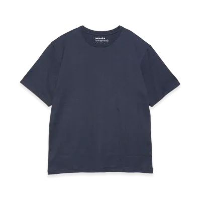 nanamica Loopwheel Coolmax Jersey Tee "Navy"