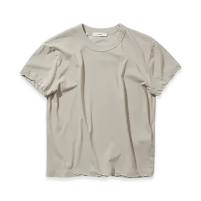 ATON Fresca Single Jersey Compact T-Shirt "Beige"