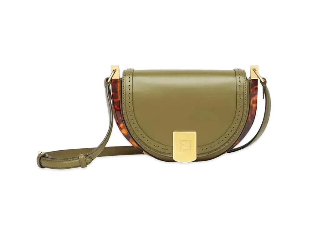 FENDI Moonlight Leather Bag "Green"