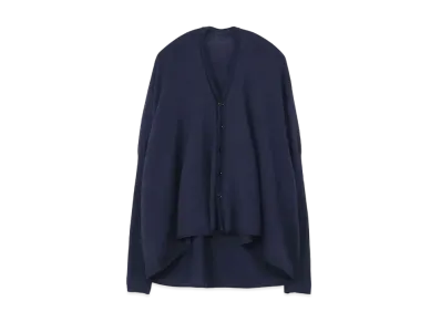 Yohji Yamamoto Y's PLAIN STITCH WHOLEGARMENT WIDE CARDIGAN "Navy"