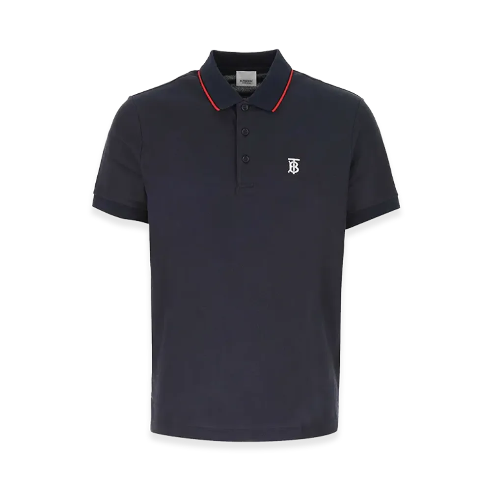 Burberry Polo In Piquet "Blue/Navy"