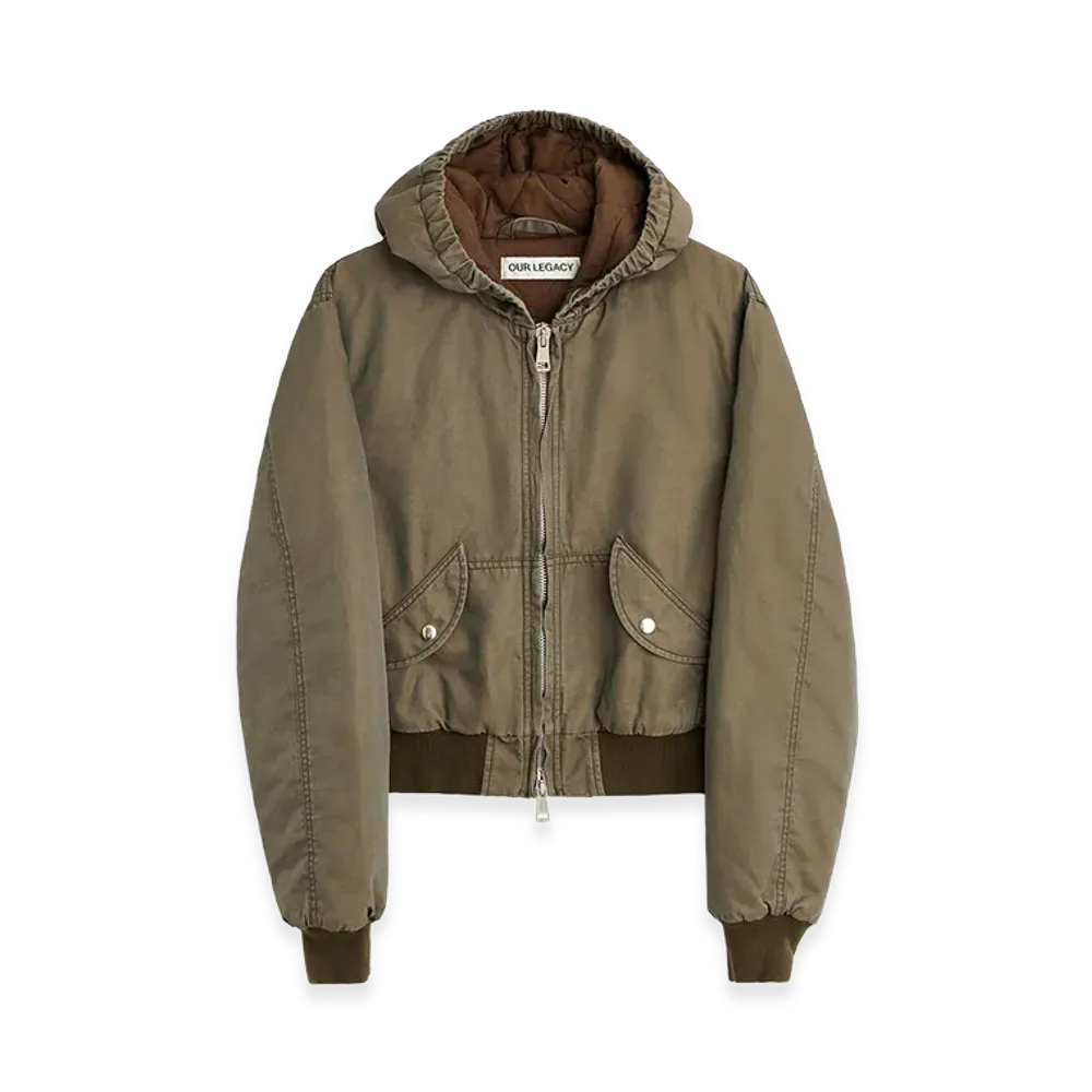 OUR LEGACY Women's Coastal Jacket "Taupe Smoke Twinshade Twill"