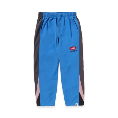 A BATHING APE x KAZUKI KURAISHI Spaceship Uniform Track Pants "Blue"