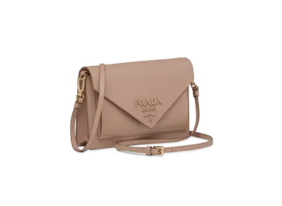 PRADA Saffiano Leather Mini Bag "Pink Beige"