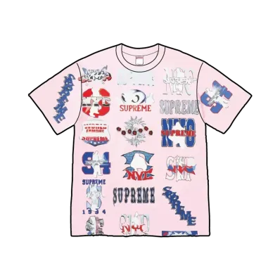 Supreme Flash Tee "Light Pink"