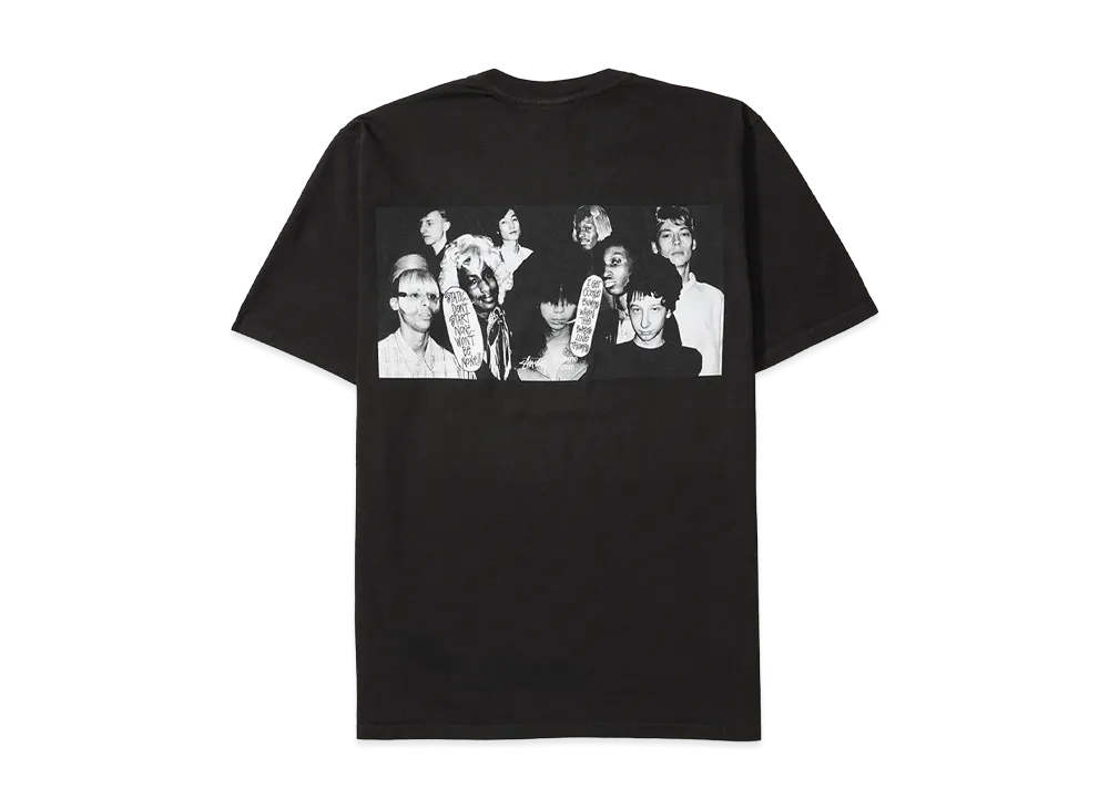 ステューシー x マーティンローズ コラージュ ピグメント ダイド Tシャツ "ブラック"