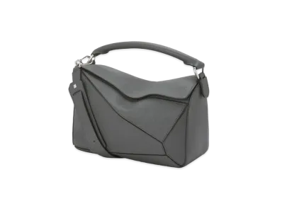 LOEWE Puzzle Bag In Soft Grained Calfskin "Anthracite"