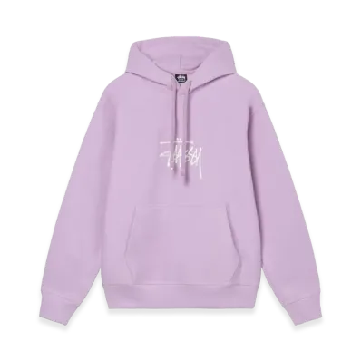 Stussy Basic Applique Hoodie "Lilac"