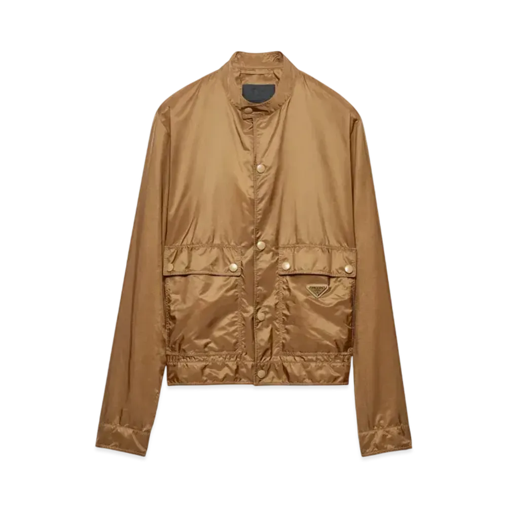 PRADA Men's Re-Nylon Jacket "Brown"