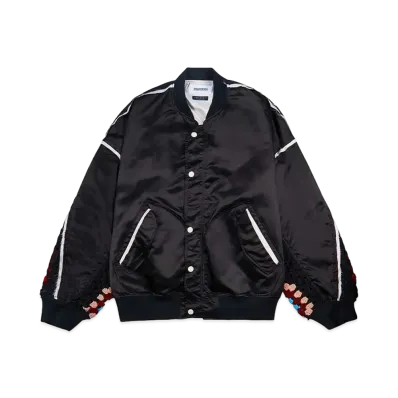 DISCOVERED KNIT SLEEVE MA-1 "BLACK"