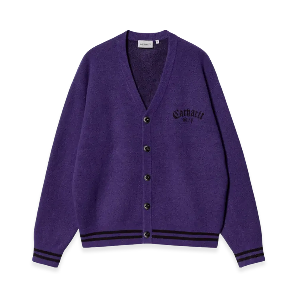 Carhartt WIP Onyx Cardigan "Tyrian/Black"