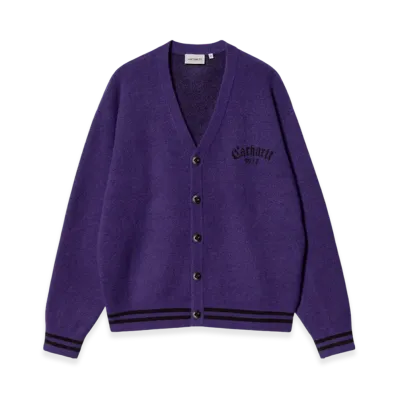 Carhartt WIP Onyx Cardigan "Tyrian/Black"