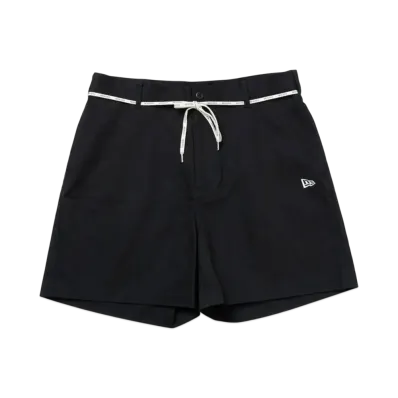 NEW ERA Chino Shorts Shoelace Belt "Black"