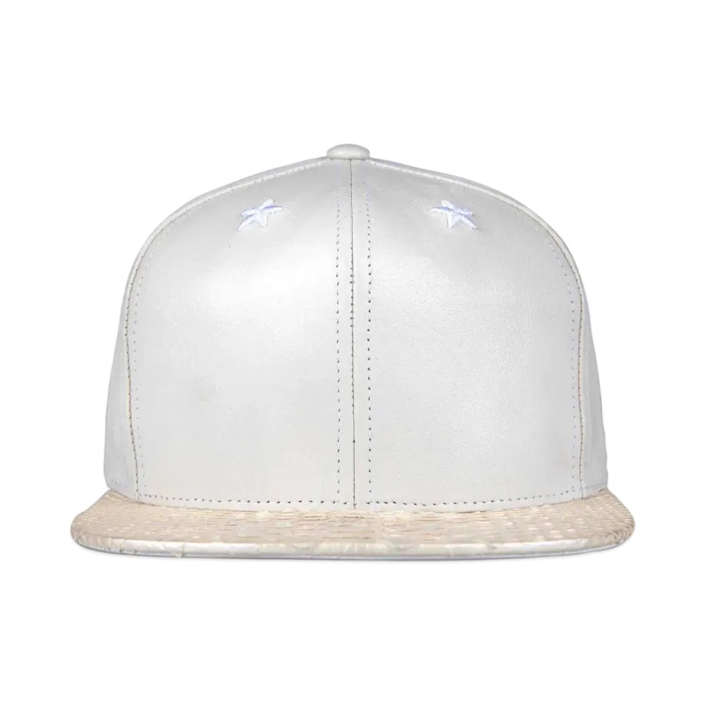 Just Don Creme Python Cap "White"