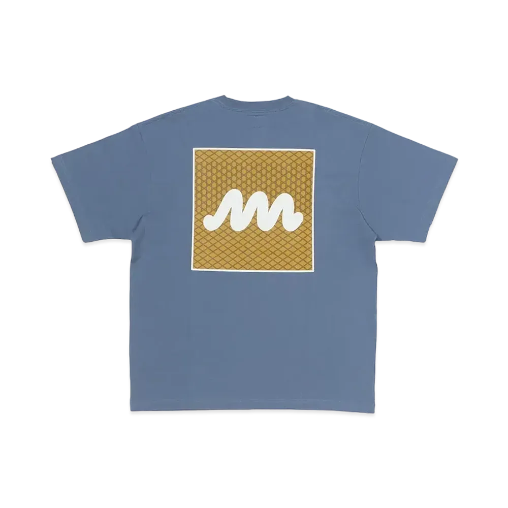 VANS x MIN-NANO Waffle Square Tee "Slate Blue"