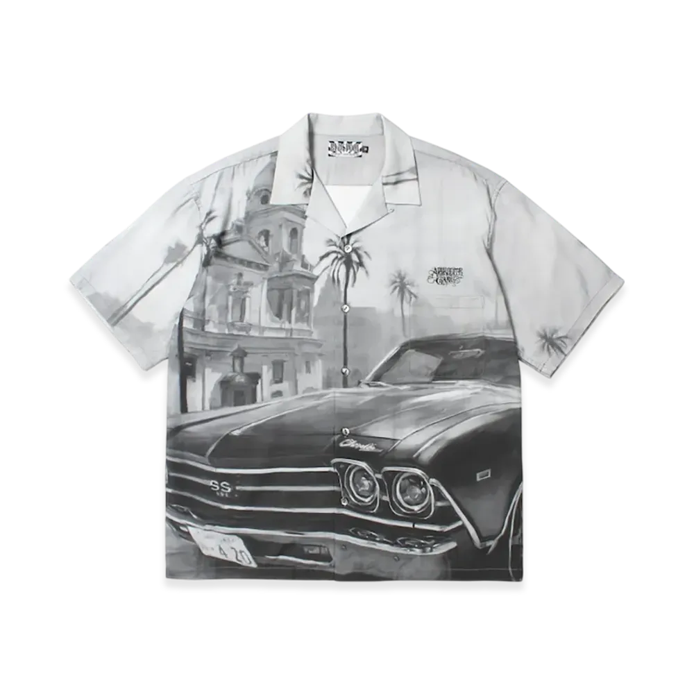 APHRODITEGANG TAKUYA KAMIOKA x BUDSPOOL Hawaiian Shirt "Black"