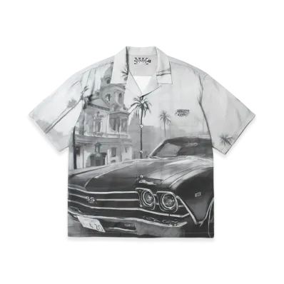 APHRODITEGANG TAKUYA KAMIOKA x BUDSPOOL Hawaiian Shirt "Black"
