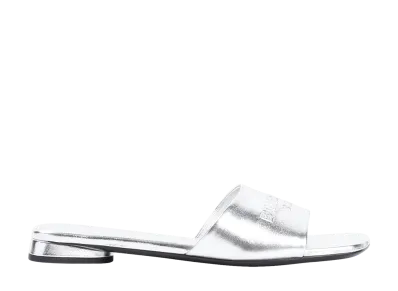 BALENCIAGA Women's Dutyfree Sandals "Silver"