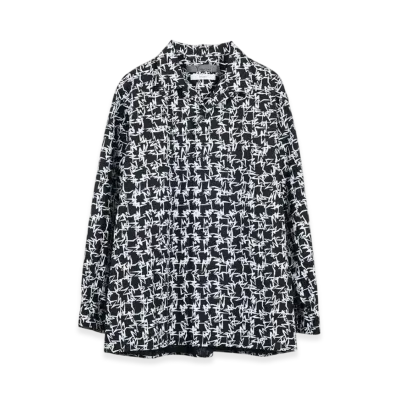 MASSES x Y's for men Open Collar Shirt "Navy"