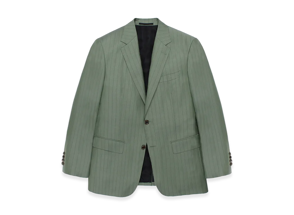 WACKO MARIA x Dormeuil Single Breasted Jacket "Light Green"