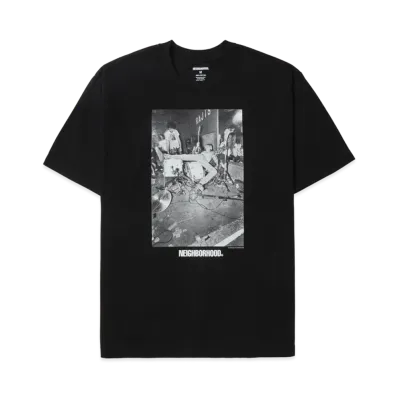 NEIGHBORHOOD x Charles Peterson Tee SS-3 "Black"