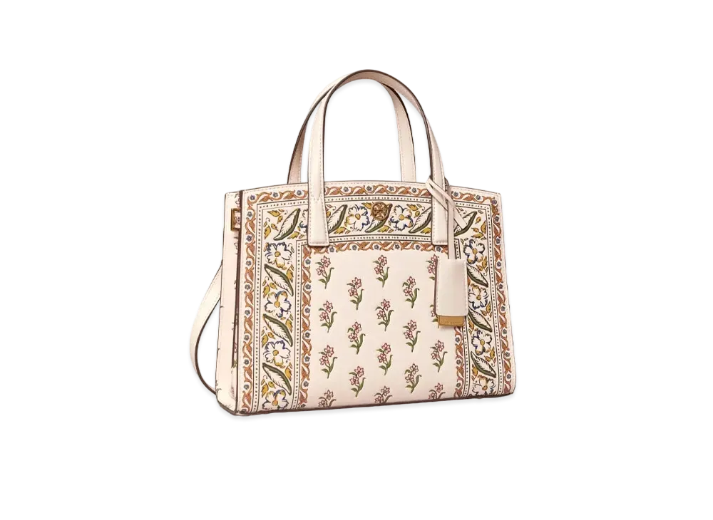 Tory Burch Walker Printed Small Satchel